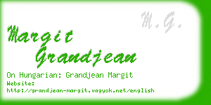 margit grandjean business card